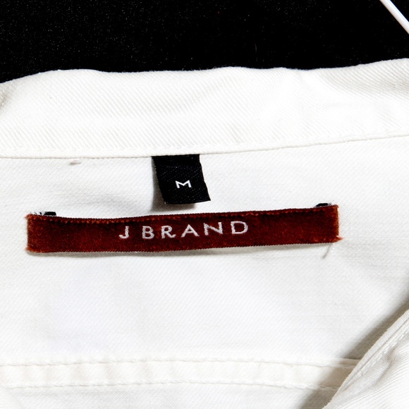 White Denim Distressed Jean Jacket - Picture 2 of 5